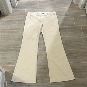 Theory Wide flare leg pants